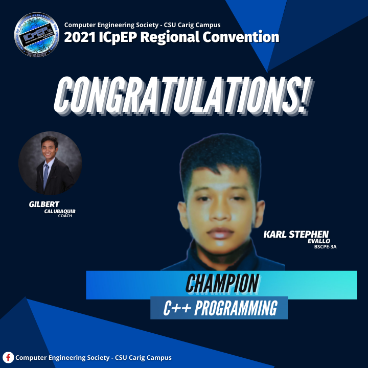 Champion ICPEP Regional CpE Challenge 2021