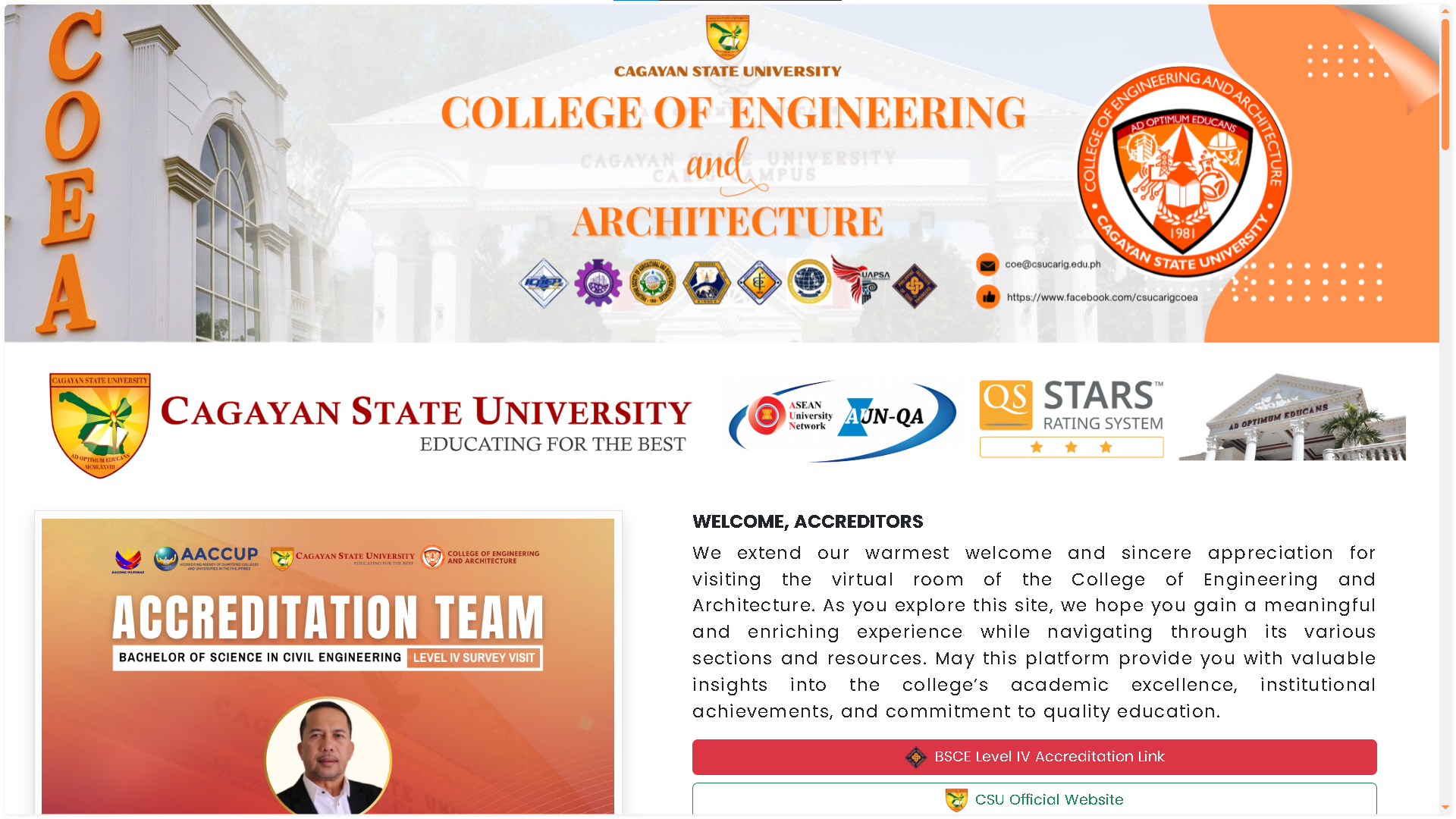 College Accreditation Website